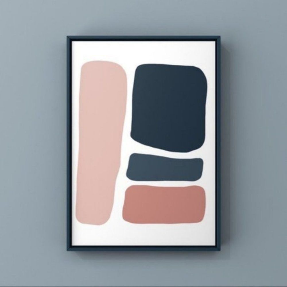 Modern minimalist boho abstract wall art print